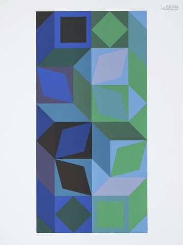 Vasarely, Victor - Geometrische Abstraktion - Op Art - o.T. ...