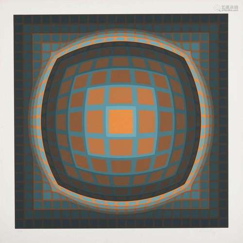 Vasarely, Victor - Geometrische Abstraktion - Op Art - o.T. ...