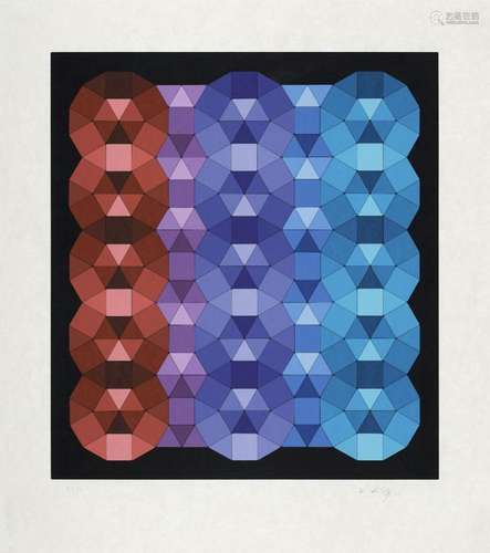 Vasarely, Victor - Geometrische Abstraktion - Op Art - YKA. ...