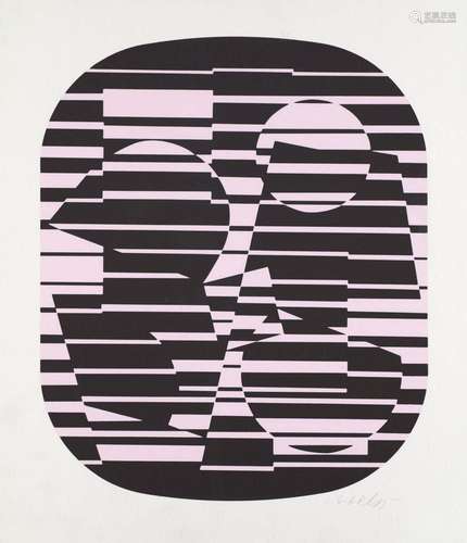 Vasarely, Victor - Geometrische Abstraktion - Op Art - Zeta....