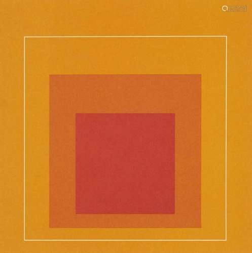 Albers, Josef - Konkrete Kunst - White Line Squares. 1966. M...