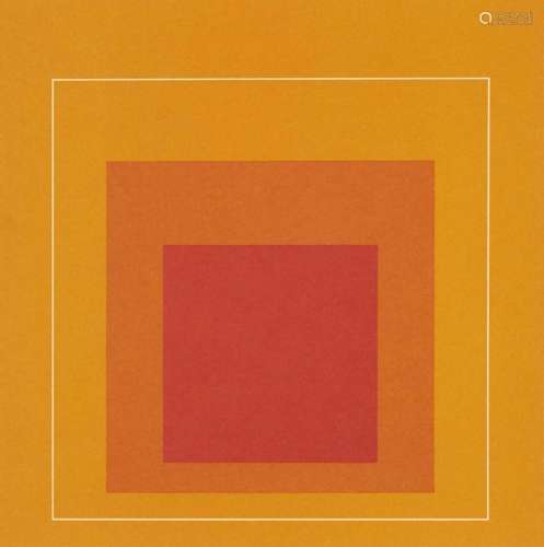 Albers, Josef - Konkrete Kunst - White Line Squares. 1966. M...
