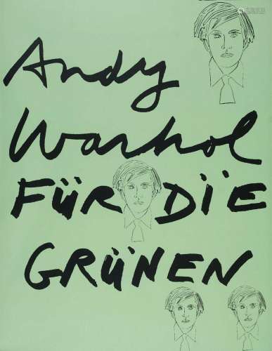 Warhol, nach Andy - Pop Art - Andy Warhol für die Grünen. (1...