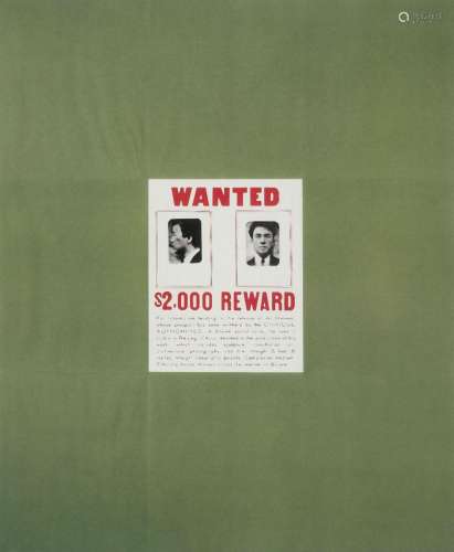 Weiwei, Ai - - Wanted Poster. (2014). Farboffset auf glattem...