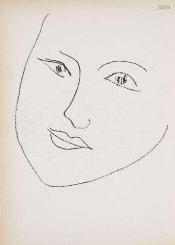 Matisse, Henri - - 1 Lithographie und 6 Illustrationen in: L...
