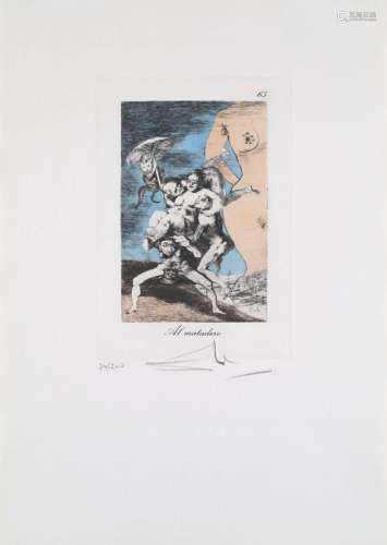 Dalí, Salvador - Surrealismus - Les Caprices de Goya de Dalí...