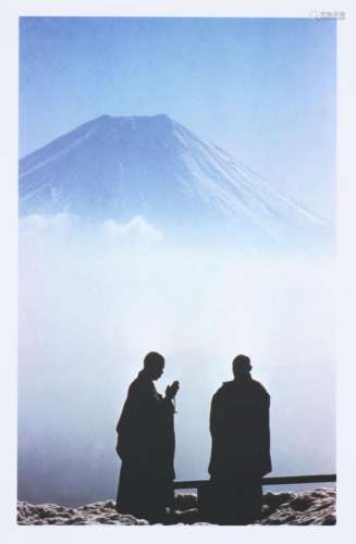 Glinn, Burt - - Monks from Mount Shichimen monastery in earl...