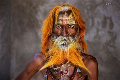 McCurry, Steve - - Rabari elder, India. 2010. C-Print. Späte...