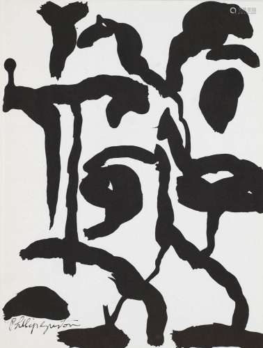 Guston, Phillip - Abstrakter Expressionismus - o.T. 1967. Li...