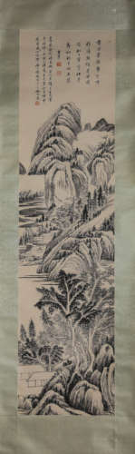 A Chinese Scroll Painting by Dong Qi Chang