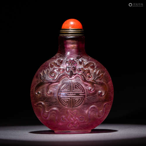 China Qing Dynasty
Glass snuff bottle