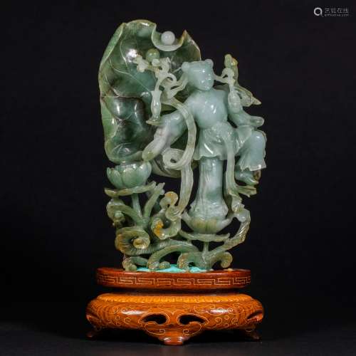 China Qing Dynasty
Jade Fairy Ornament