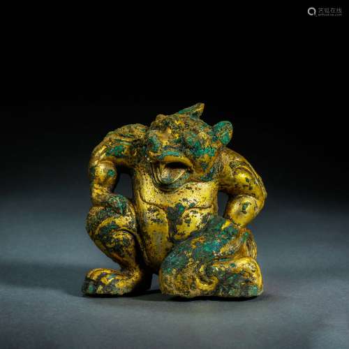 China Han Dynasty
Gilt Bronze Bear
