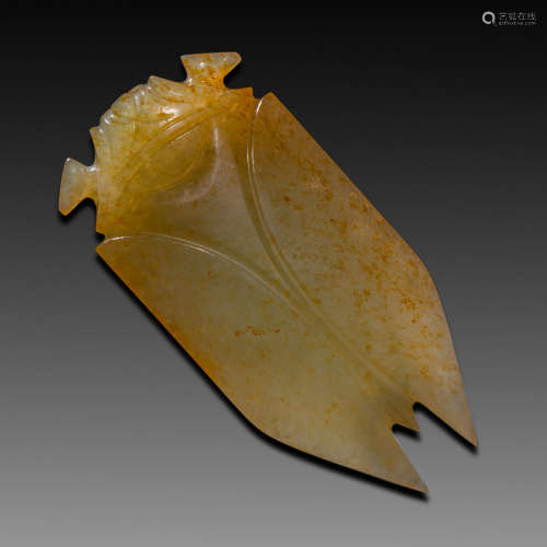 China Han Dynasty
jade silkworm