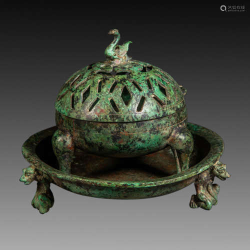 China Han Dynasty
copper incense burner
