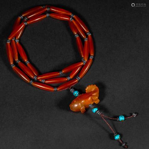 China Liao Dynasty
agate necklace