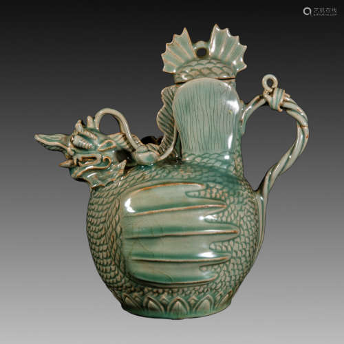 China Song Dynasty
Bright porcelain dragon head pot
