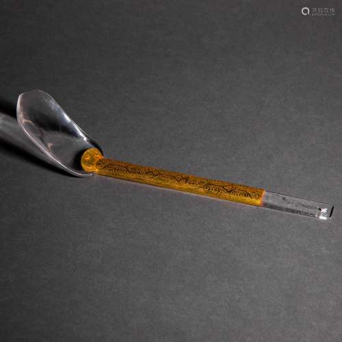 China Liao Dynasty
crystal gold spoon