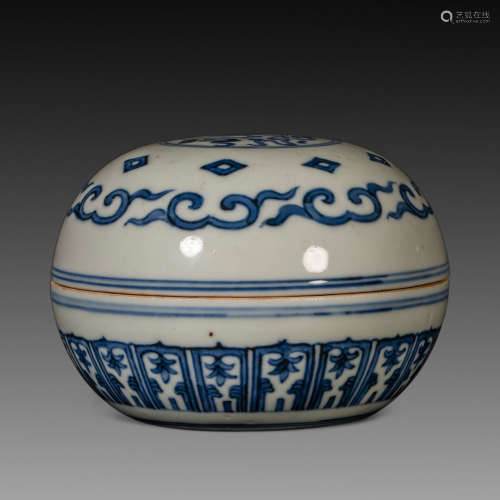 China Qing Dynasty
Kangxi period blue and white porcelain ha...