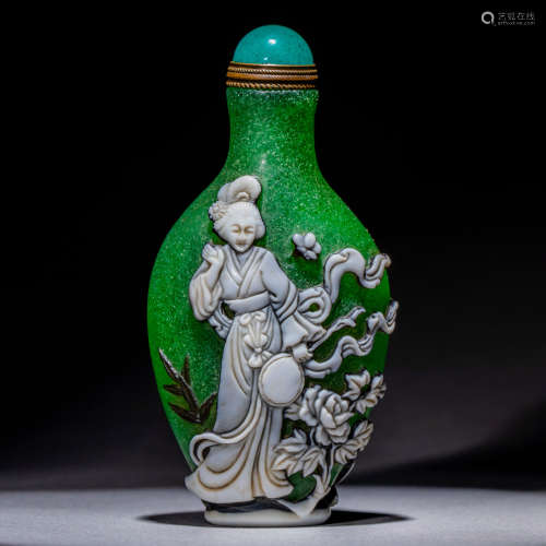 China Qing Dynasty
Glass snuff bottle