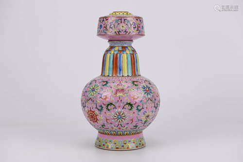 Famille Rose Penba-Style Vase