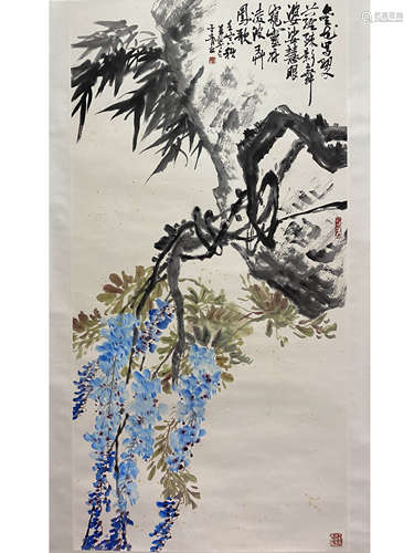 Chinese Flower and Bird Painting, Yu Xi’Ning Mark