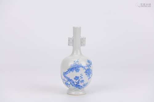 Falangcai Glaze Flower Pierced Vase