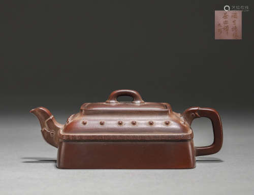 Shidabin purple clay pot in Ming Dynasty