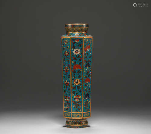 Cloisonne bottle of Ming Dynasty