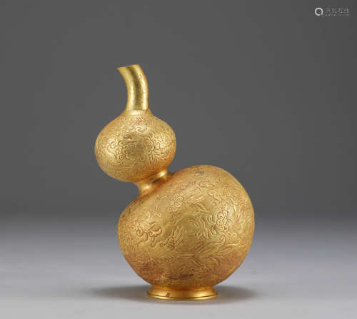 Pure gold gourd of Song Dynasty
