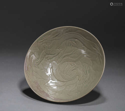 Celadon dragon bowl of Northern Song Dynasty