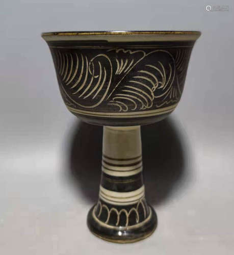 Cizhou kiln Gaozu cup in Northern Song Dynasty