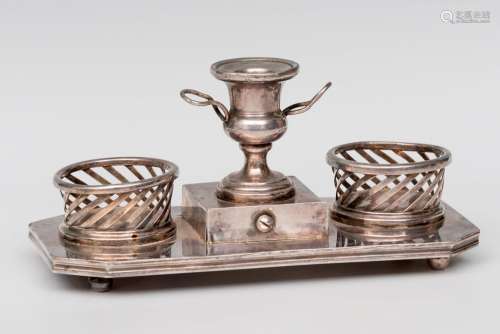Neoclassical notary; Spain, late 18th century. Silver.