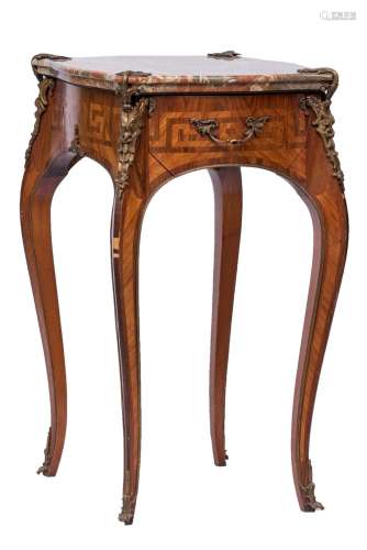 Night table; Louis XV style, France, 19th century Rosewood, ...
