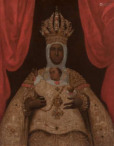 Toledo school; XVII century. "Virgin of the tabernacle&...