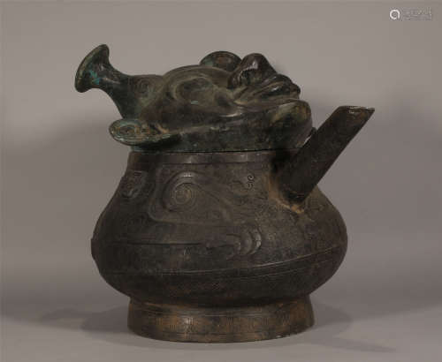 Bronze Wine Vessel Shang Style