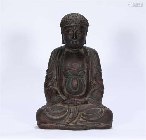 A Carved Chenxiang Seated Bodhisattva