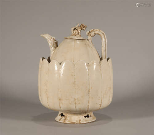 Ting Ewer with Warming Bowl Song Style