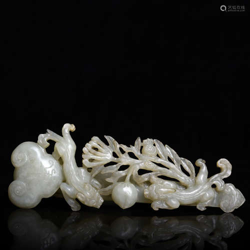 A White Jade Ruyi Scepter