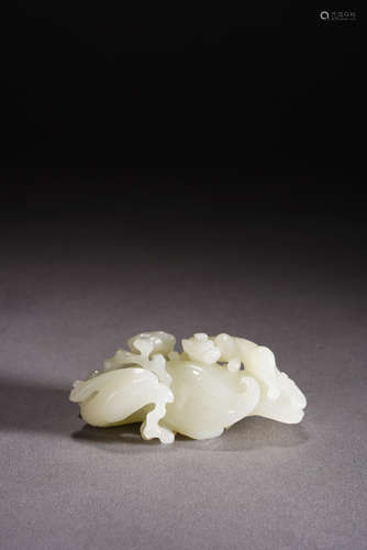 White Jade Chilong Pendant