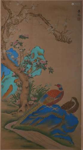 LV JI, CHINESE FLOWER AND BIRD PAINTING