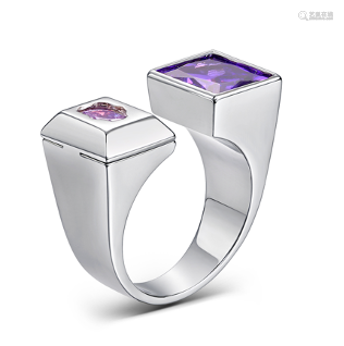 宝藏戒指紫