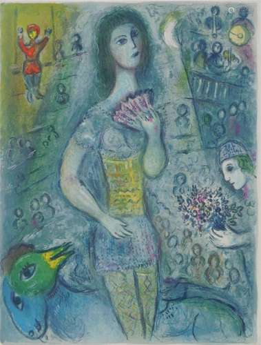 Marc CHAGALL (1887 - 1985). Motiv aus Le Cirque (1967) M. 52...