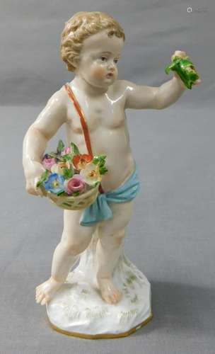 Meissen. Porzellan Figur. Allegorie Der Fruehling.