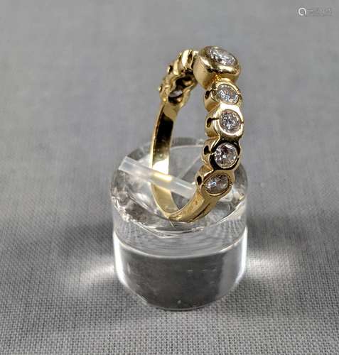 Ring. Geldbgold 750.