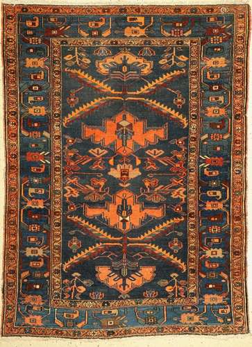 Malayer old, Persia, around 1930, wool on cotton