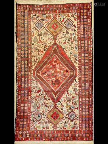 Sumakh, Persia, approx. 40 years, wool on cotton