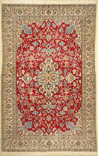 Nain, Persia, approx. 50 years, wool on cotton