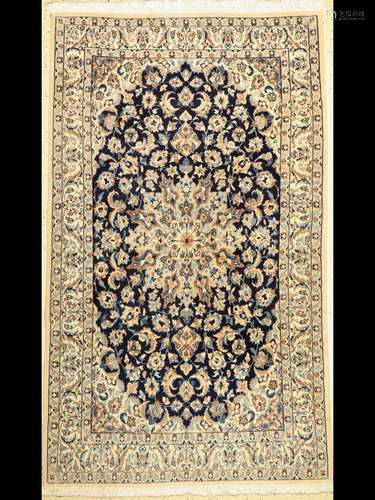 Nain fine, Persia, approx. 50 years, wool on cotton with