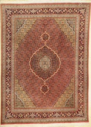 Tabriz fine, Persia, approx. 50 years, wool oncotton with